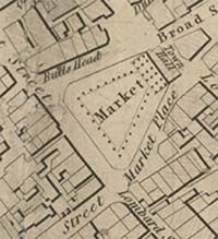 Ground plan of the Market and Town Hall 1821 | Margate History